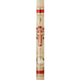 Will & Baumer 40915WB No 9 Lamb of God Paschal Candle