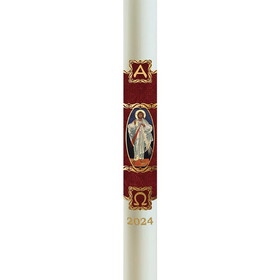 Will & Baumer 41602WB No 6 Special Christus Rex Paschal Candle