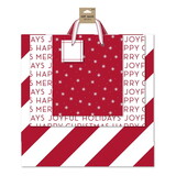 The Gift Wrap Company 42-191643 Candy Cane Carriers Gift Bag (3CT) - Square