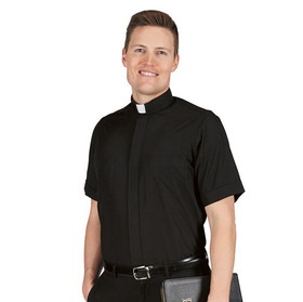 RJ Toomey 424 R. J. Toomey&trade; Summer Comfort Slim Fit Short Sleeve Clergy Shirt