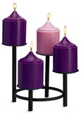 Will & Baumer 48058 Advent Church Set Candles