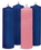 Will & Baumer 48075 9" Advent Pillar Candle Set - Blue/Pink