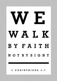 Christian Brands 63412UD Large Poster We Walk By Faith