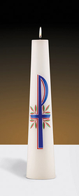 Will & Baumer 75350 Christ Candle - Chi Rho