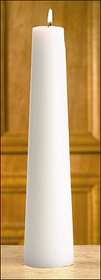 Will & Baumer 75351 White Conical Christ Candle