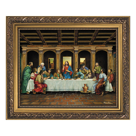 Gerffert 79-1007 The Last Supper Framed Print