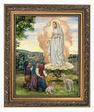 Gerffert 79-1127 Our Lady of Fatima Ornate Gold Finish Framed Print