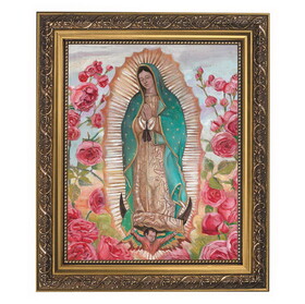 Gerffert 79-202 13" Framed Print - Our Lady Of Guadalupe