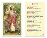 Ambrosiana 800-1011 Christ The Good Shepherd - Psalm 23 Holy Card