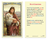 Ambrosiana 800-1012 Christ the Good Shepherd - Act of Contrition Holy Card