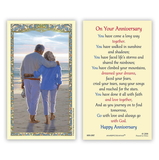 Ambrosiana 800-1087 Wedding Anniversary Holy Card