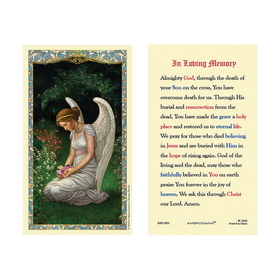 Ambrosiana 800-1093 Memorial Prayer Holy Card