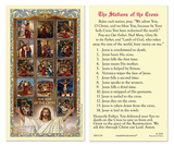 Ambrosiana 800-1139 Stations of the Cross Laminated Holy Card