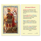 Ambrosiana 800-1218 St. Florian Fireman'S Prayer Holy Card