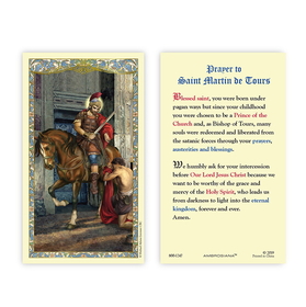 Ambrosiana 800-1247 Saint Martin of Tours Holy Card