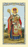 Ambrosiana 800-1256 Saint Nicholas Laminated Holy Card