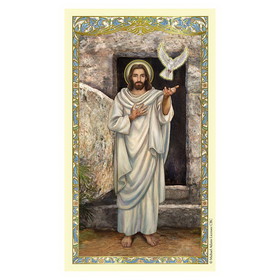 Ambrosiana 800-1296 Christ With Dove Holy Card