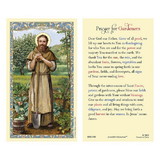 Ambrosiana 800-1338 Saint Fiacre Laminated Holy Card - 25/pk