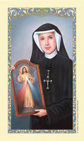 Ambrosiana 800-1775 St. Maria Faustina Prayer Holy Card