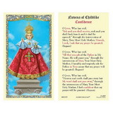 Ambrosiana 800-3575 Infant of Prague Laminated Holy Card - 25/pk
