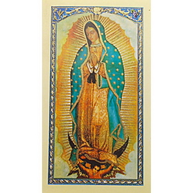 Gerffert 800-405 Prayer To Our Lady Of Guadalupe Holy Card