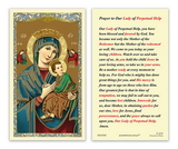 Ambrosiana 800-4345 Our Lady Of Perpetual Hope Laminated Holy Card