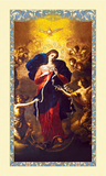 Ambrosiana 800-4405 Mary, Untier Of Knots Laminated Holy Card
