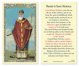 Ambrosiana 800-5932 Saint Nicholas Laminated Holy Card