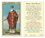 Ambrosiana 800-5932 Saint Nicholas Laminated Holy Card