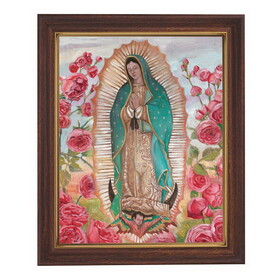 Gerffert 81-202 12.5" Framed Print - Our Lady Of Guadalupe
