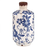 47th & Main AMR119 Vintage Blue Bottle Vase - Small