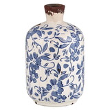47th & Main AMR130 Vintage Blue Bottle Vase - Large