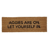 Christian Brands AMR294 Aggies Are On Door Mat