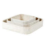 47th & Main AMR599 Wooden Tray Set - Square