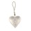 47th & Main AMR680 White Heart Decor - Small