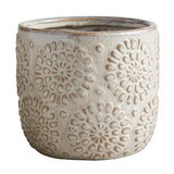 47th & Main AMR976 Flower Embossed Pot - Small