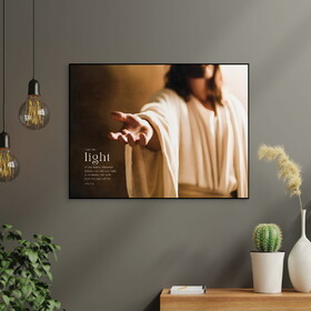 P.Graham Dunn ART0845 Foundations Of Faith Collection Art Print - I Am The Light