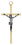 Christian Brands B04P04 James Brennan&#8482; 4-1/4" Brass Crucifix - 4/Pk