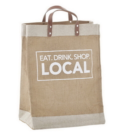 Christian Brands B1401 Market Tote - Eat Drink Shop Local
