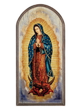 Gerffert B2321 Marco Sevelli Arched Plaque - Our Lady Of Guadalupe