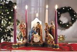 Christian Brands B3052 Nativity Advent Candleholder
