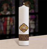 Will & Baumer B3565 Christ Candle, Pillar, Agnus Dei 1/Bx, 4 Bx/Cs