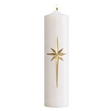 Will & Baumer B3567P Bright Morning Star Christ Candle - 3 x 12" H