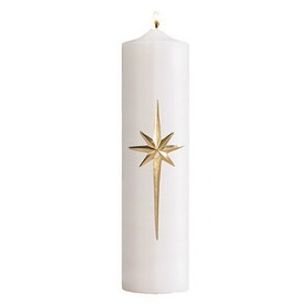Will & Baumer B3567P Bright Morning Star Christ Candle - 3 x 12&quot; H