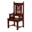 Robert Smith B3993 Florentine Collection Celebrant Chair - Medium Oak
