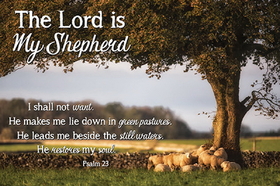 Christian Brands B4615 The Lord is My Shepherd Psalm 23