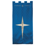 RJ Toomey B4730 Maltese Jacquard Banner: Blue