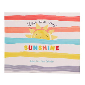 C.R. Gibson BA3-24545 YOU ARE MY SUNSHINE Baby's First Year Keepsake Calendar