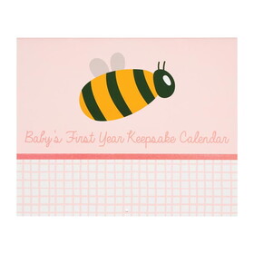C.R. Gibson BA3-25753 OUR LITTLE SNUGGLE BUG Baby's First Year Keepsake Calendar