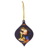 Berkander BK-12056 Madonna Worshiping The Child by Correggio Christmas Ornament